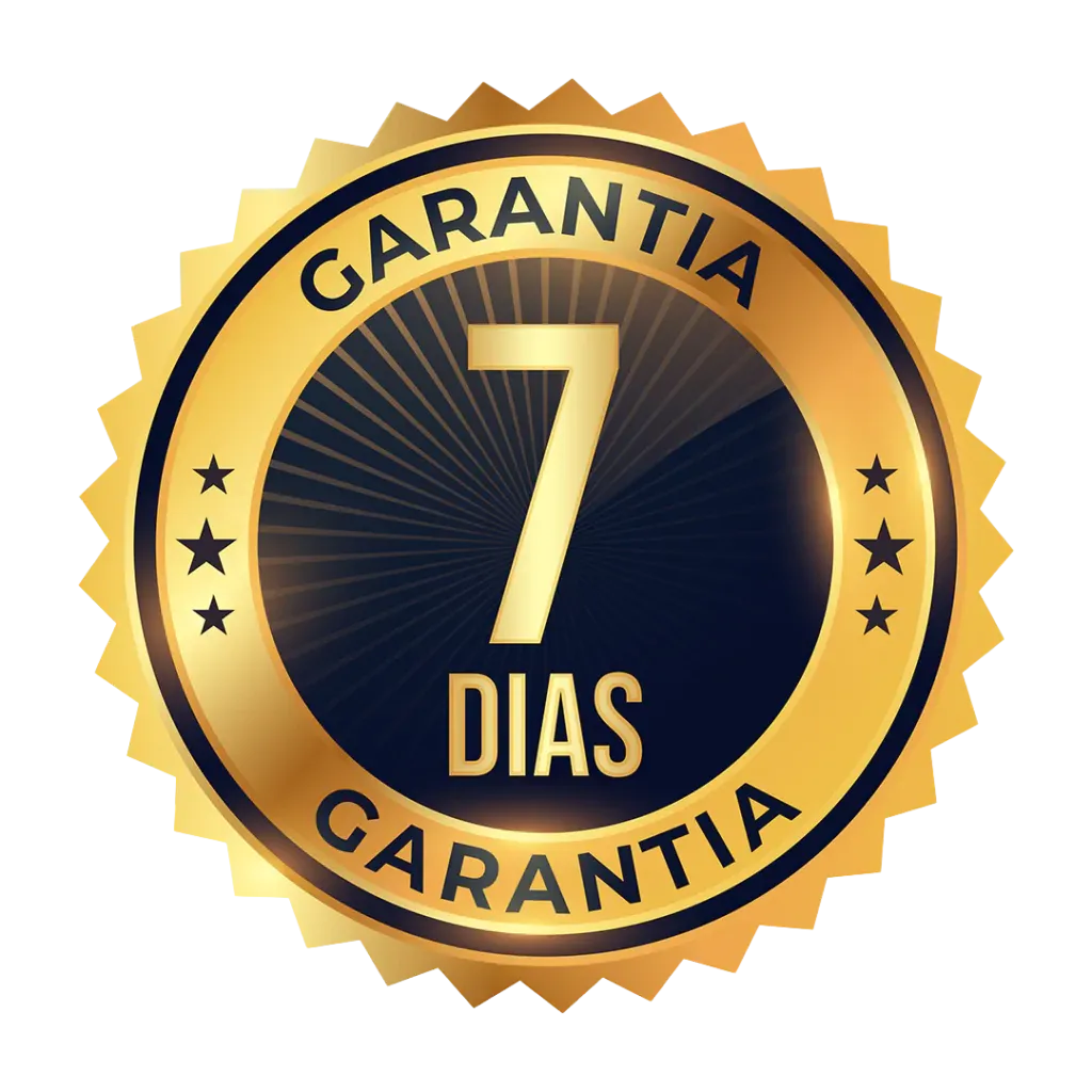 Selo de garantia incondicional de 7 dias